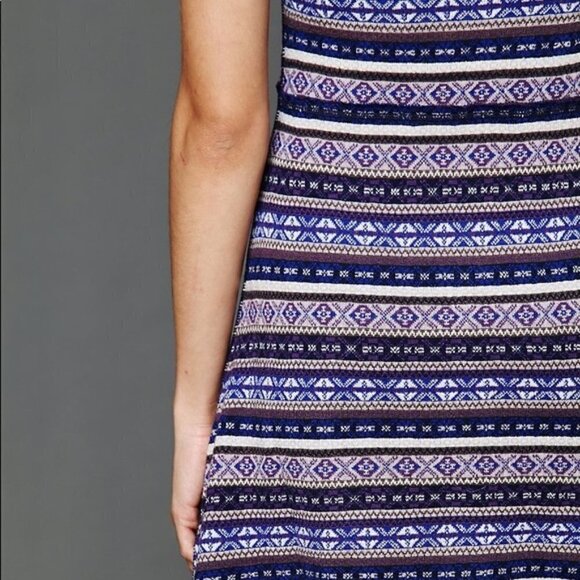 Free People Nordic Fair Isle Sweater Dress Medium - Picture 2 of 7